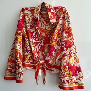 Zara pucci inspired blouse